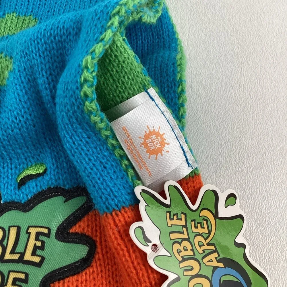 Nickelodeon Double Dare Slime Scarf Nick Box 2019 Culturefly Winter New w Tags